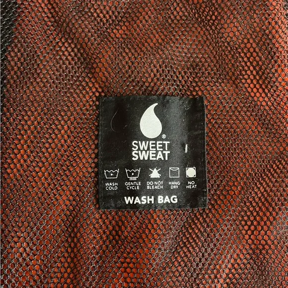 Sweet Sweat Waist Trimmer in Black/Orange Theory Heart Monitor/two tape/body NEW - Picture 14 of 16